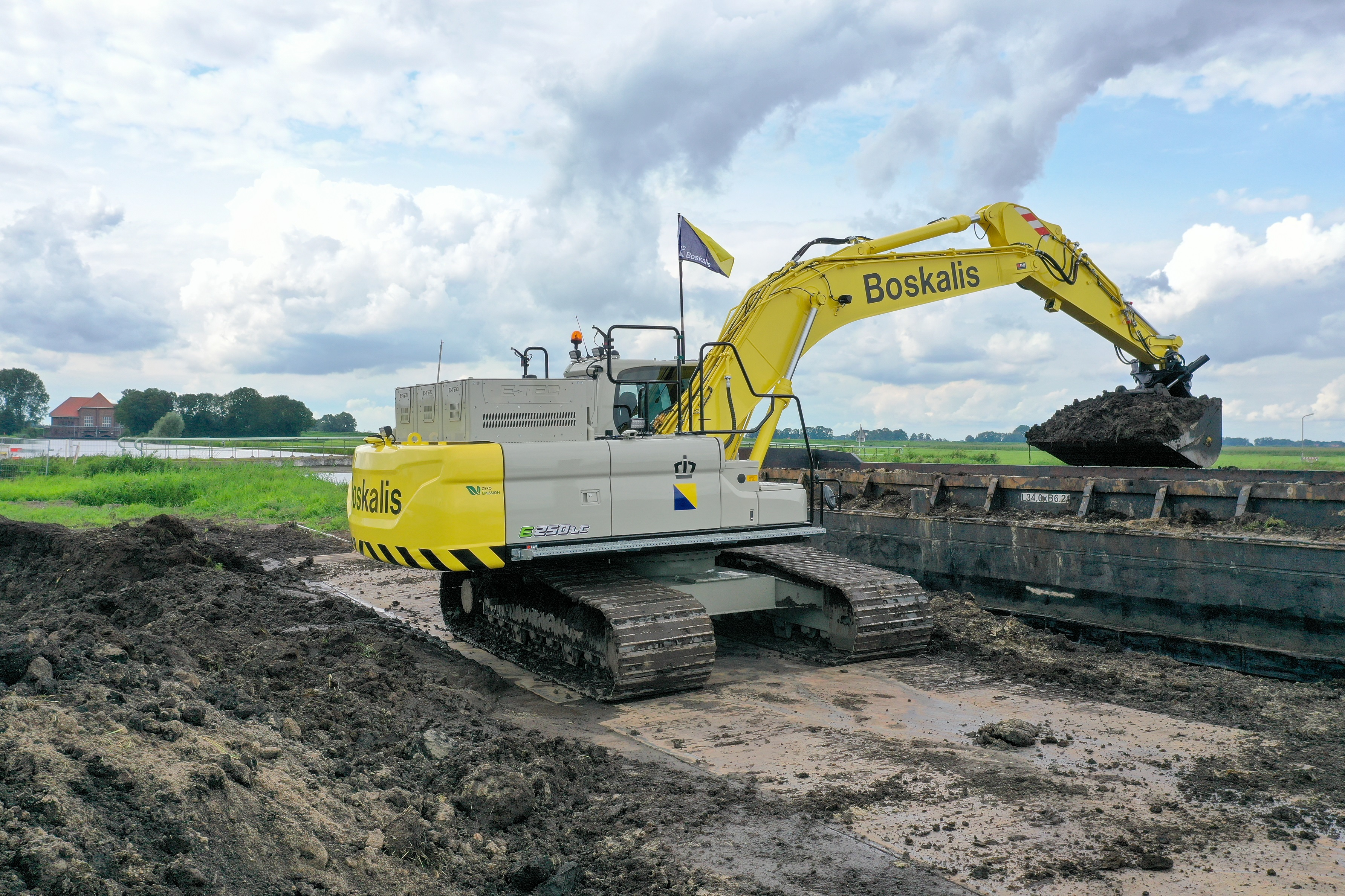 R. Smeenk Elektrische Kraan Boskalis Ettenlandsch Kanaal